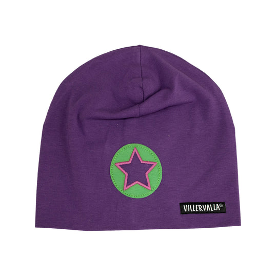Villervalla Beanie Solid Basics - Plum