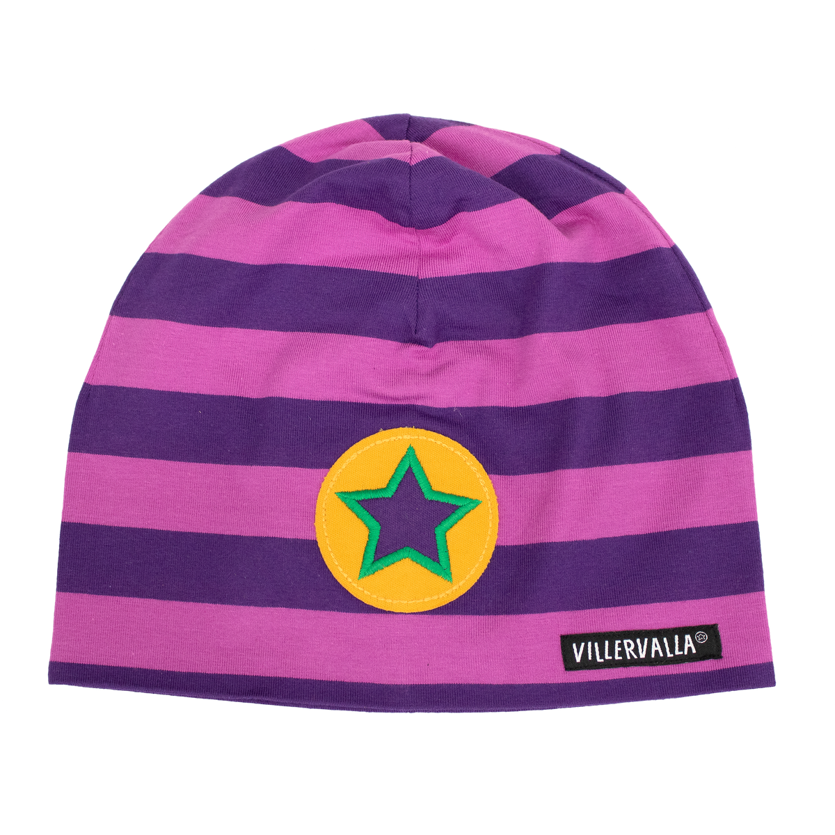 Villervalla Beanie - Stripes Lotus/Aubergine