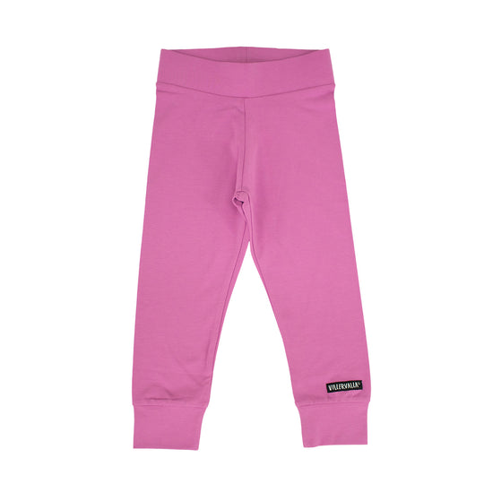 Villervalla Tapered Trousers Solid Basics - Fuchsia