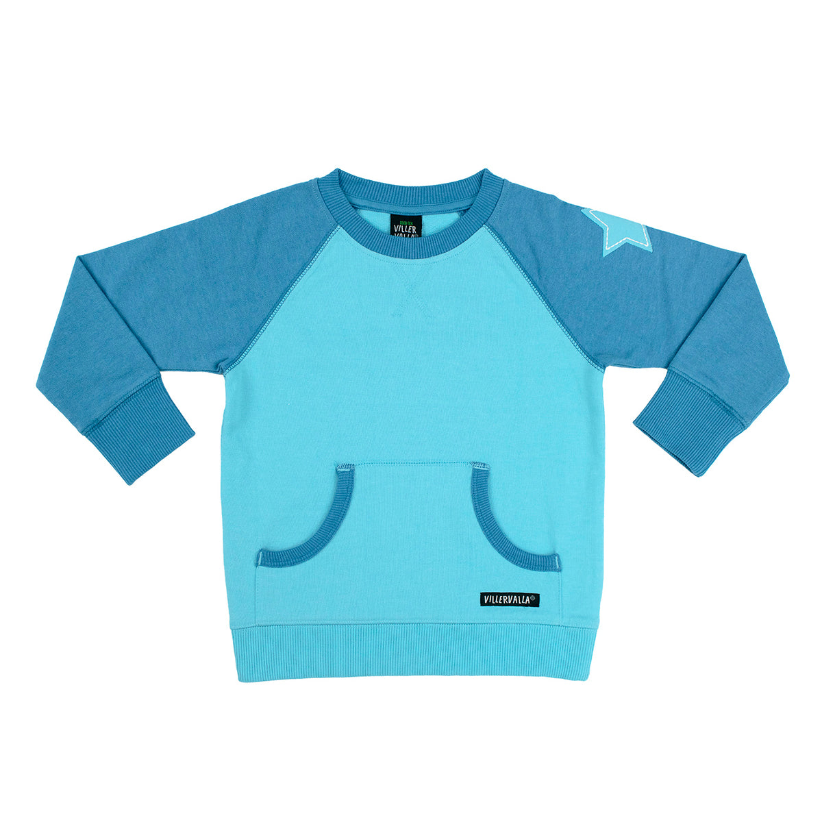 Villervalla Sweatshirt College Wear - Atlantis/Aruba