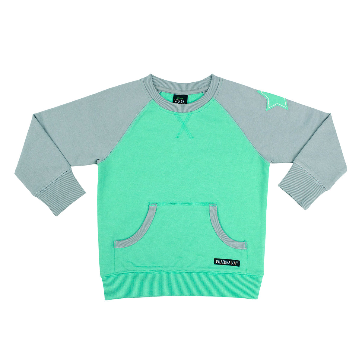 Villervalla Sweatshirt College Wear - Fossil/Pear