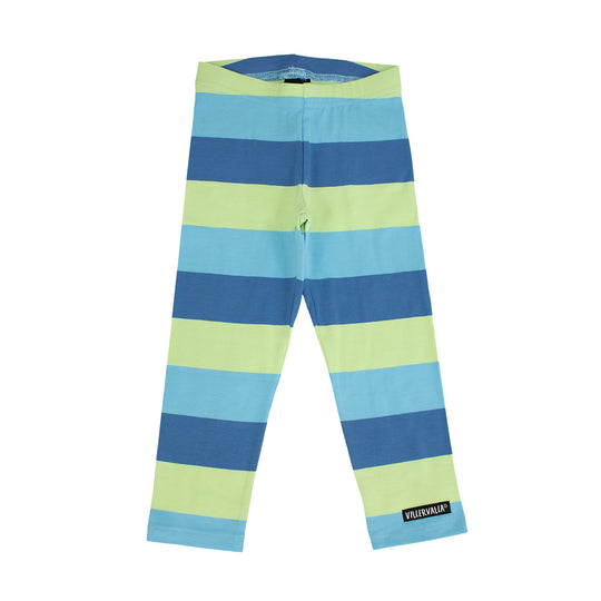 Villervalla Leggings Multistripe - Surf