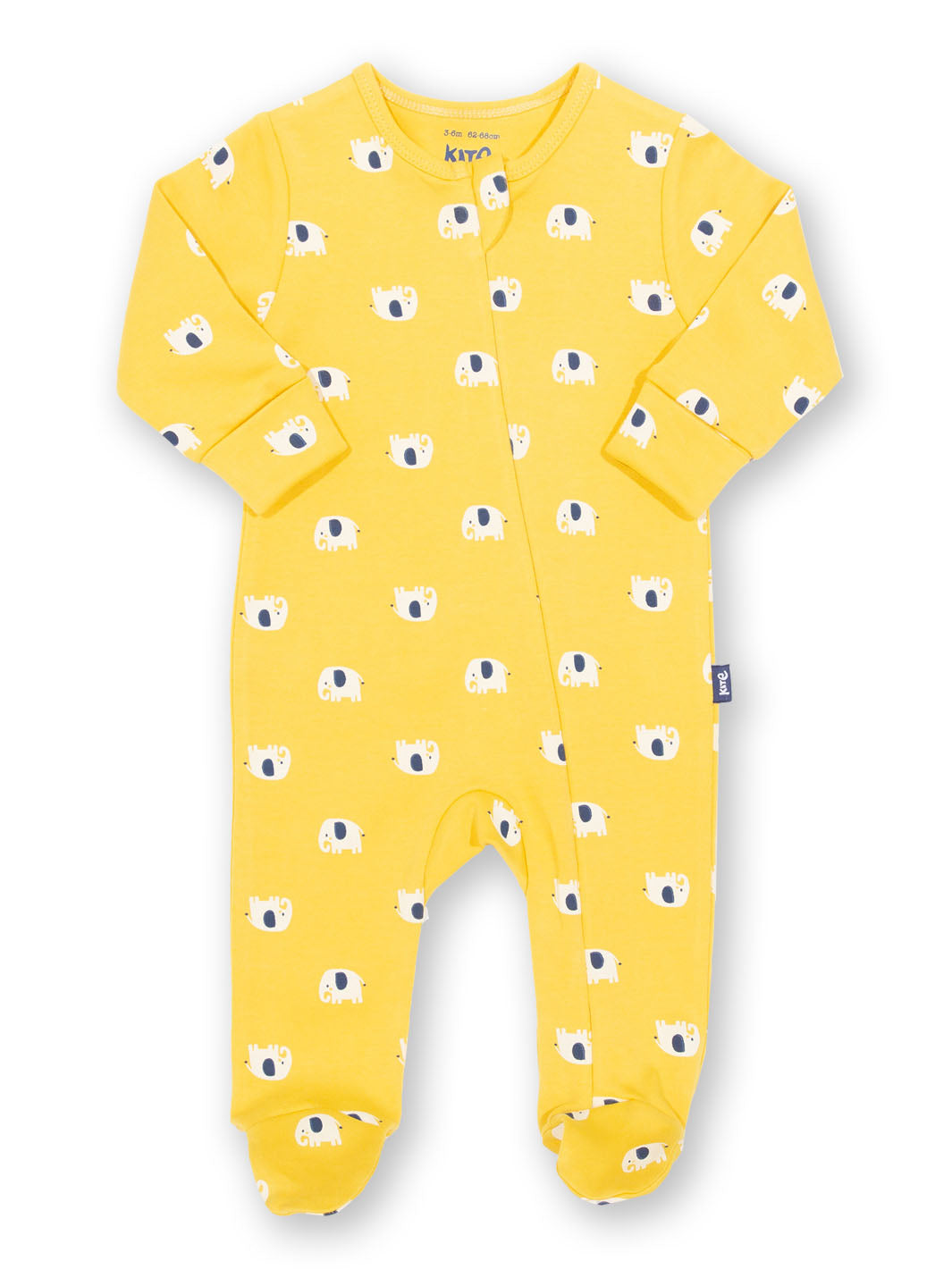 Kite Ele Dot Sleepsuit - Yellow
