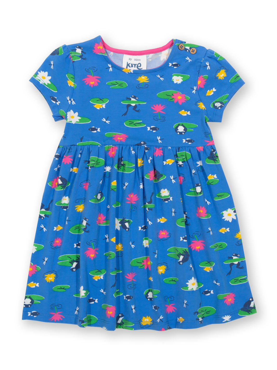 Kite Dress Short Sleeve - Pond Life Blue