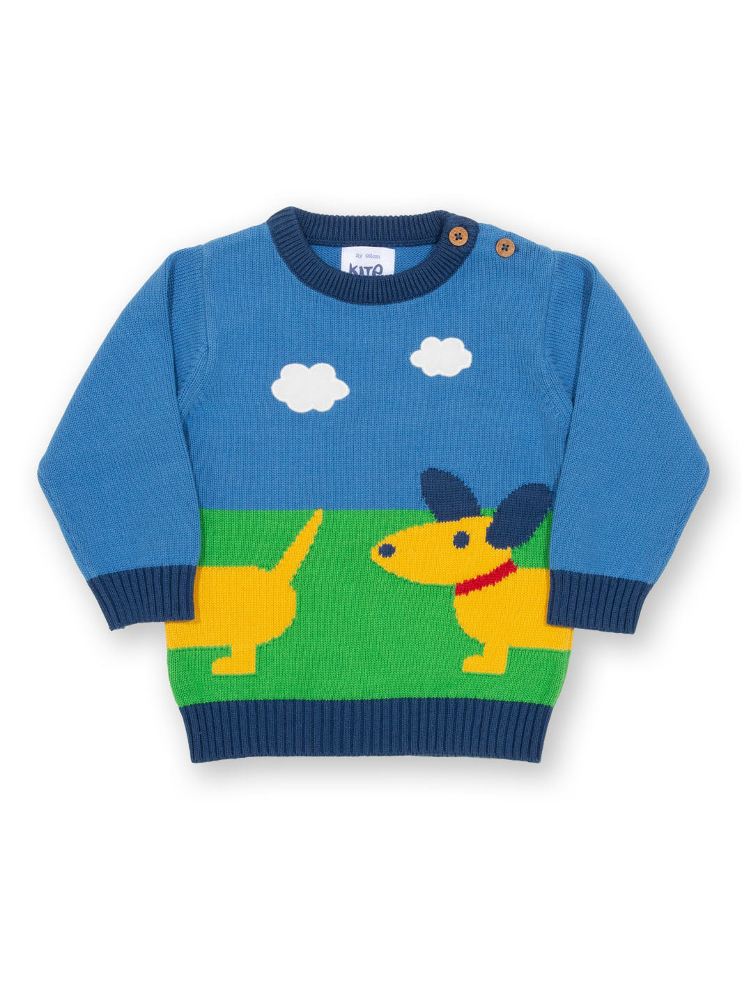 Kite Jumper - Sausage Dog Blue