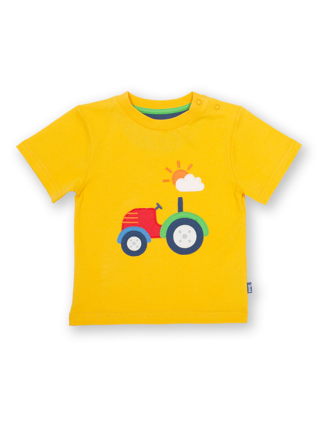 Kite Tractor Short Sleeve T-Shirt - Yellow