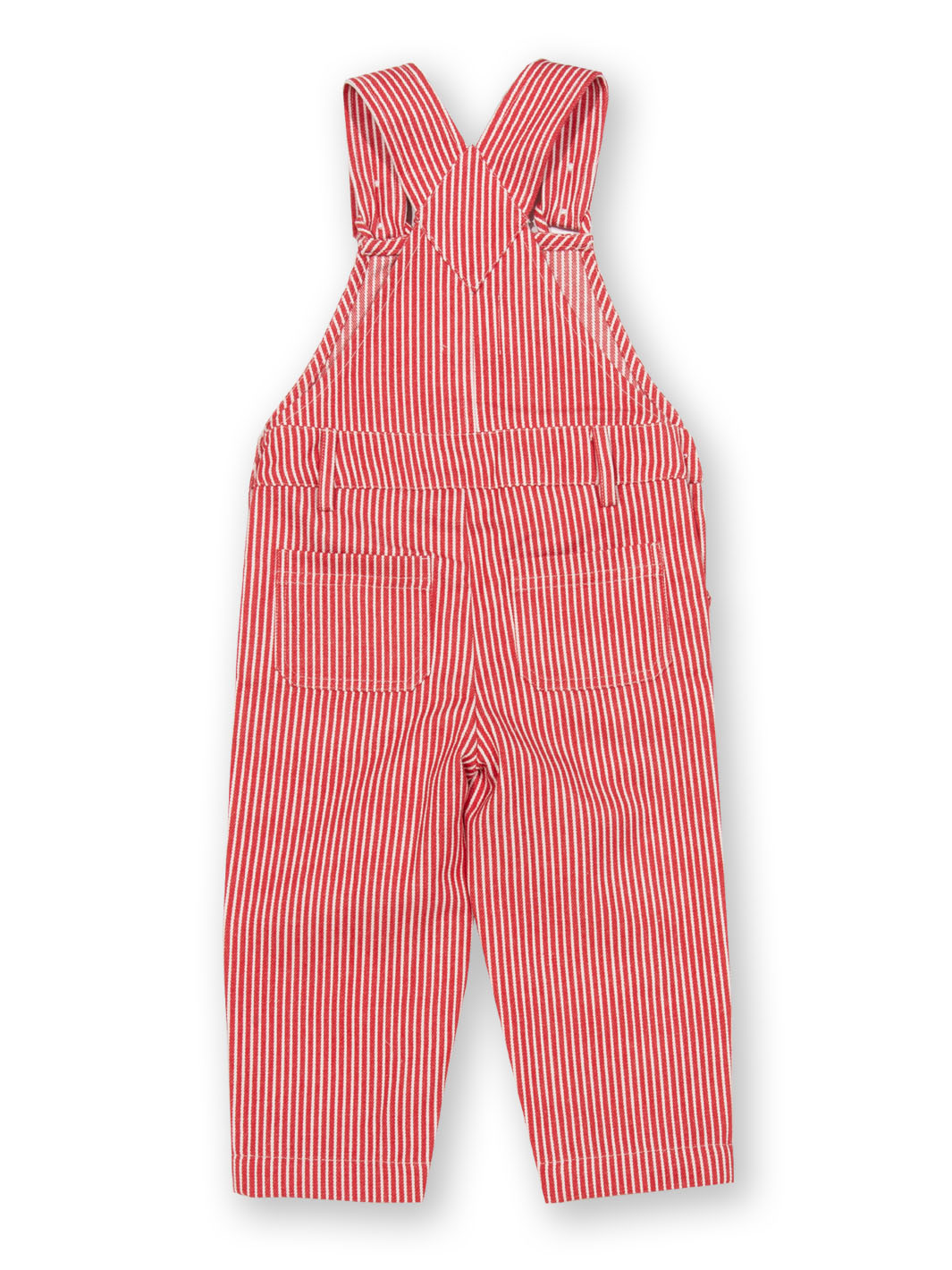 Kite Dungarees - Ticking Red