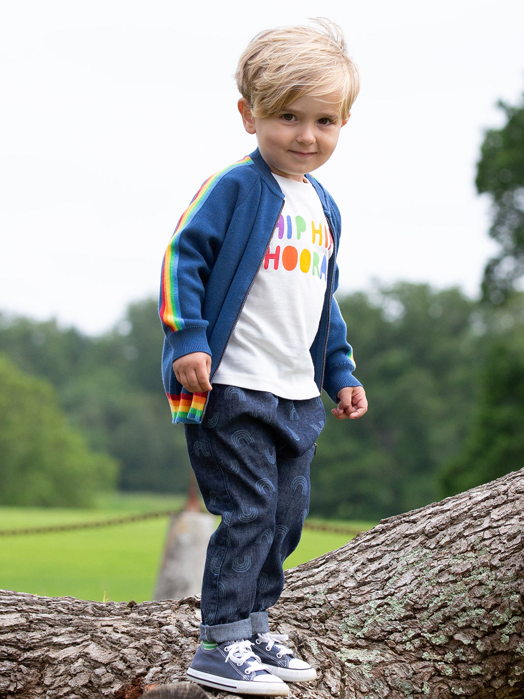 Kite Denim Pull Ups - Rainbow Navy