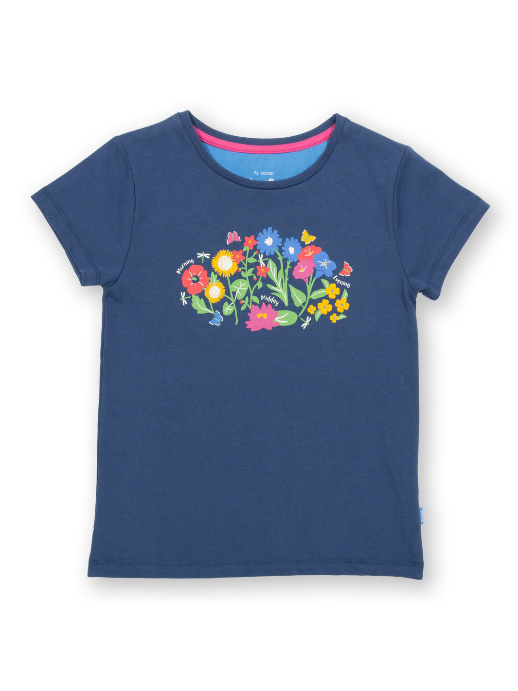 Kite T-Shirt Short Sleeve - Flower Time Navy
