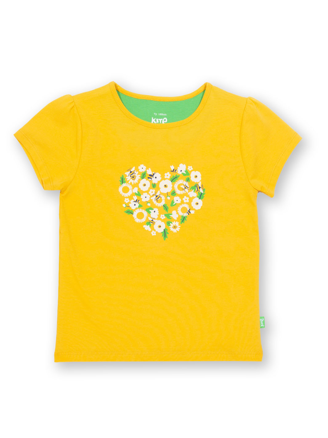 Kite Bumble Blooms Short Sleeve T-Shirt - Yellow