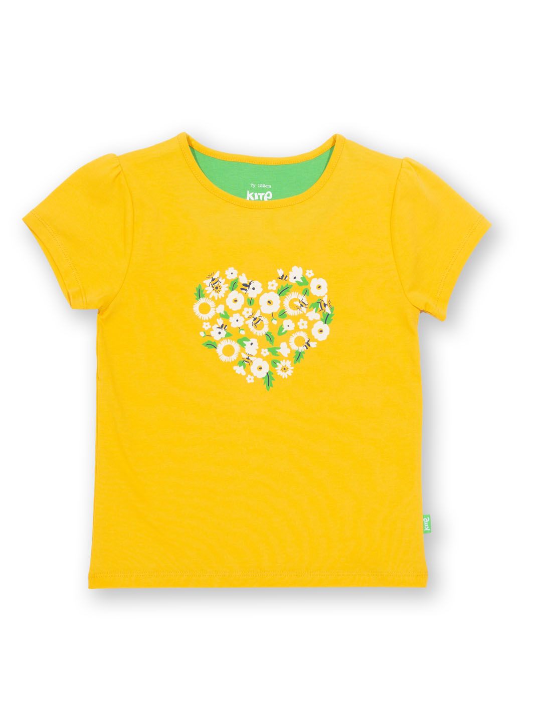 Kite T-Shirt Short Sleeve - Bumble Blooms Yellow
