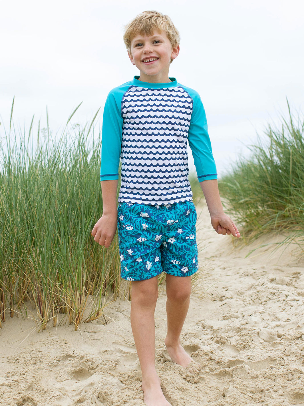 Kite Swim Shorts - Coral Reef Blue