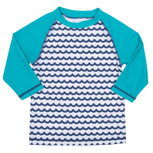Kite Waves Rash Vest - Blue
