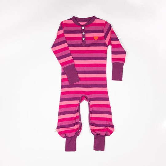 Alba of Denmark My Alba Playsuit - Very Berry Big Stripes