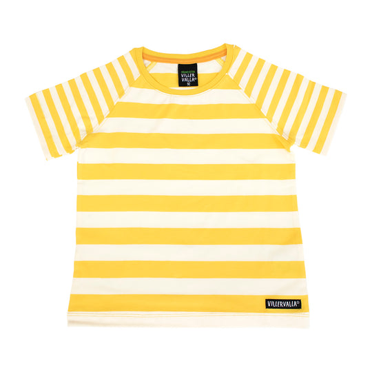 Villervalla T-Shirt Short Sleeve Stripes - Maize