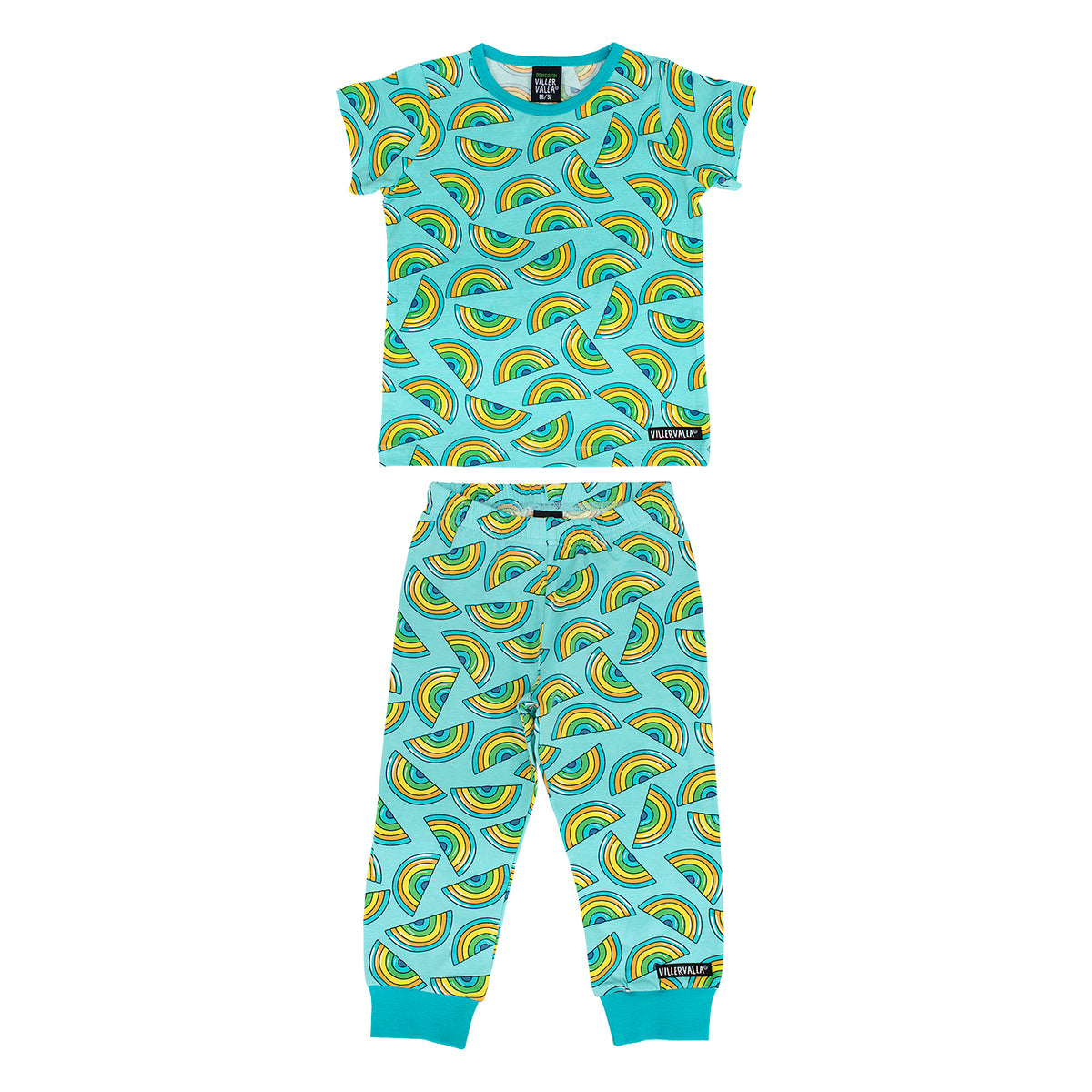 Villervalla T-Shirt & Trousers Set - Rainbow Light Reef