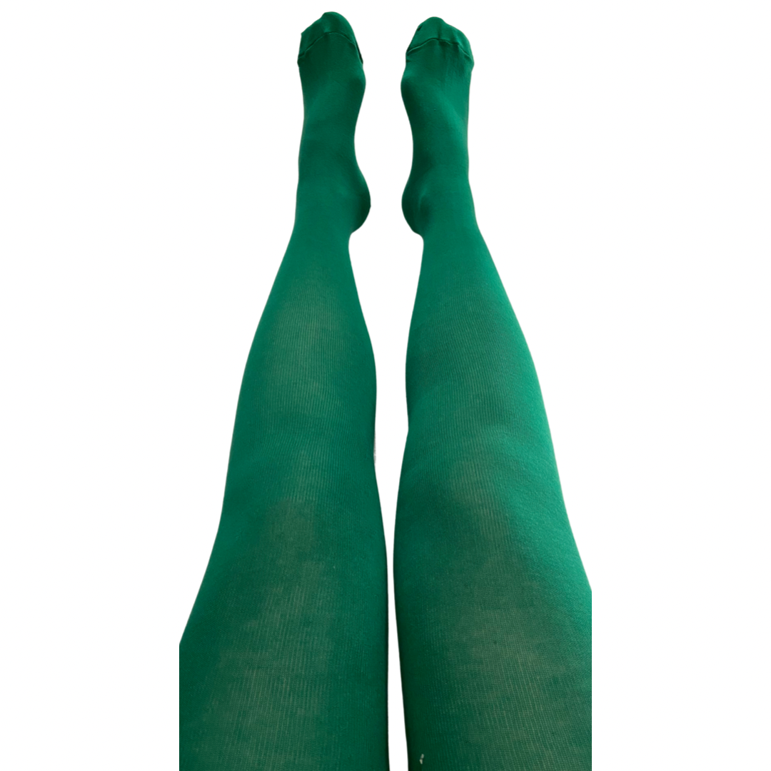 Slugs & Snails Adult Tights - Colour Block - Emerald Green