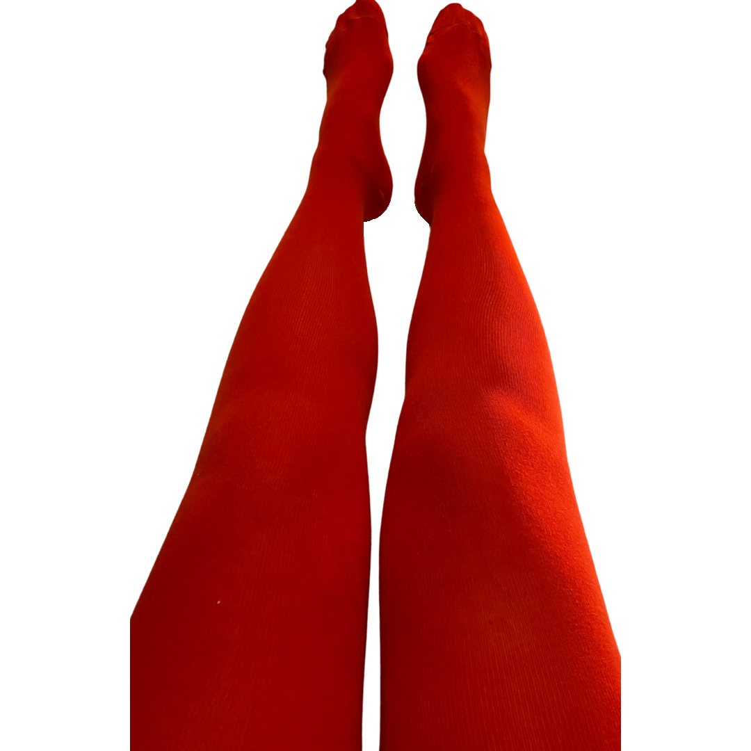Slugs & Snails Adult Tights - Colour Block - Cherry Red