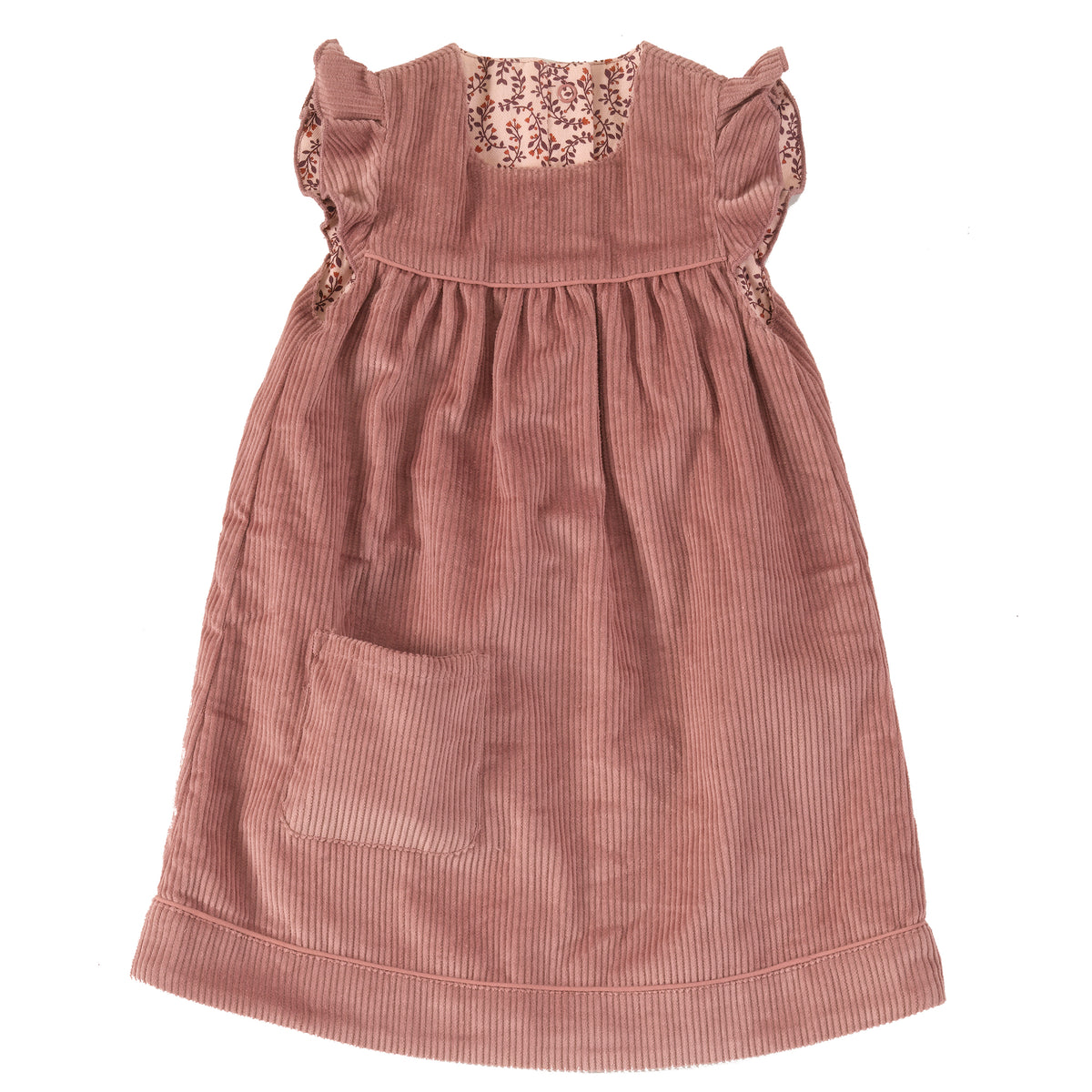 Pigeon Reversible Winter Shift Dress Sleeveless - Rose
