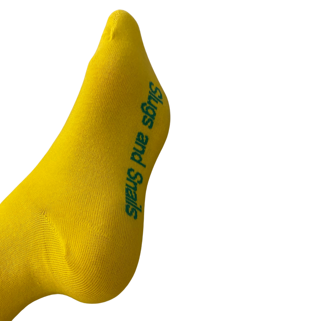 Slugs & Snails Adult Tights - Colour Block - Sunshine Yellow