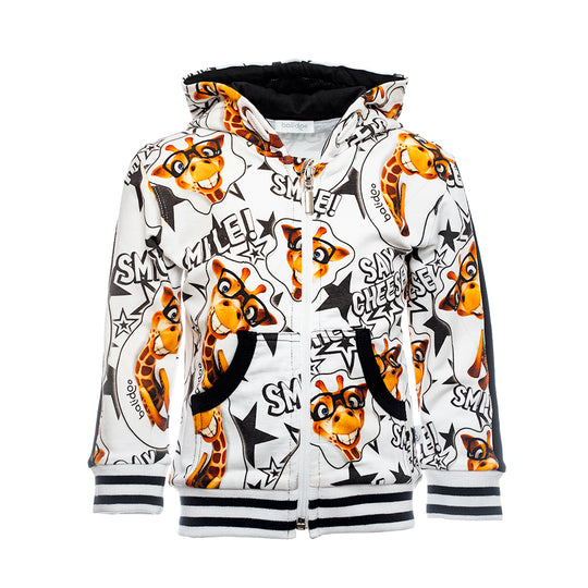 Balidoo Sweat Hoody Giraffe Print