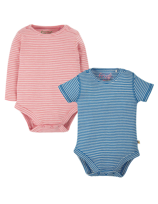 Frugi Pointelle Bodies - Pointelle (2 Pack Multipack)