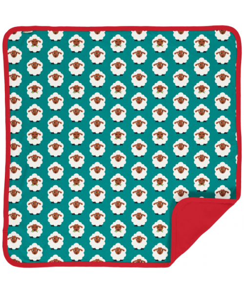 Maxomorra Blanket Velour Farm Sheep