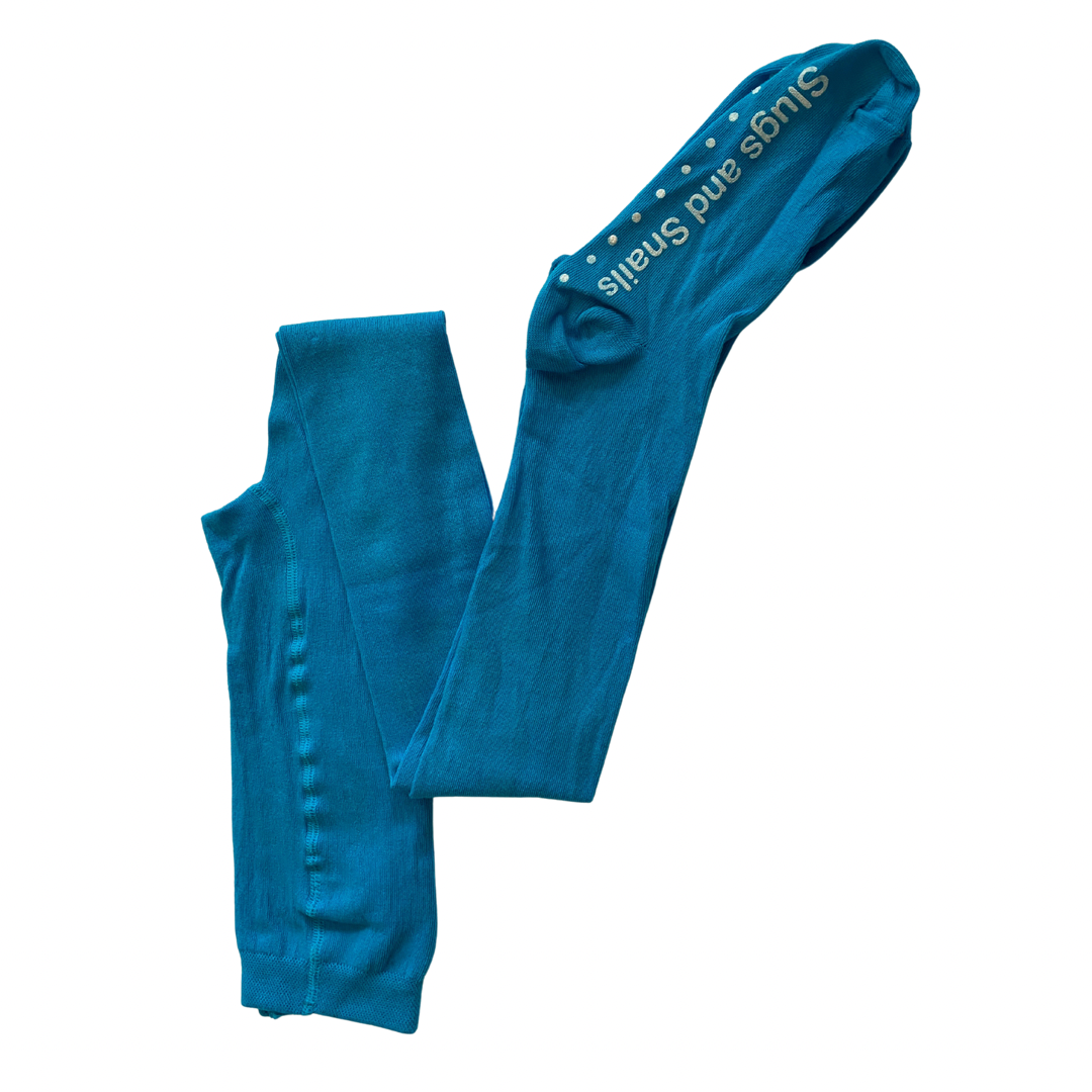Slugs & Snails Tights - Colour Block - Turquoise