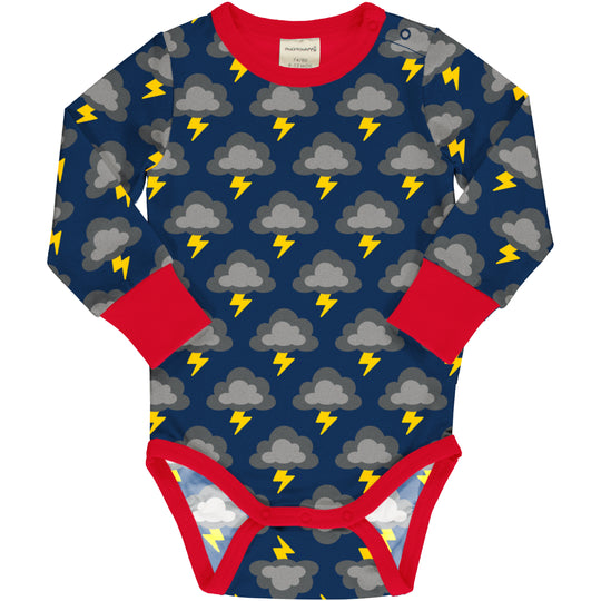 Maxomorra Body Long Sleeve - Classic Lightning