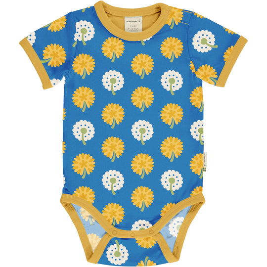 Maxomorra Body Short Sleeve - Dandelion