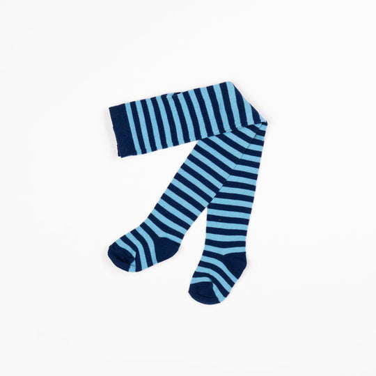 Alba of Denmark Tights - Bonnie Blue Stripes