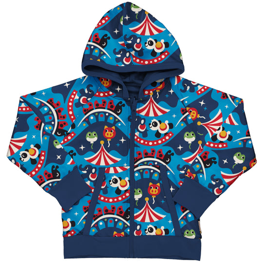 Maxomorra Cardigan Hood Reversible - Fairground