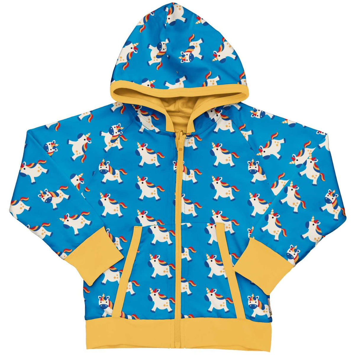 Maxomorra Cardigan Hood Reversible - Tales Unicorn