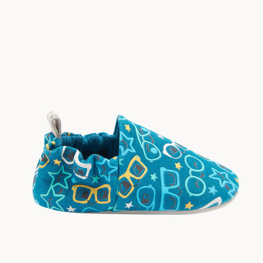 The Bonnie Mob Dancer Soft Sole Baby Shoe - Blue Sunnies