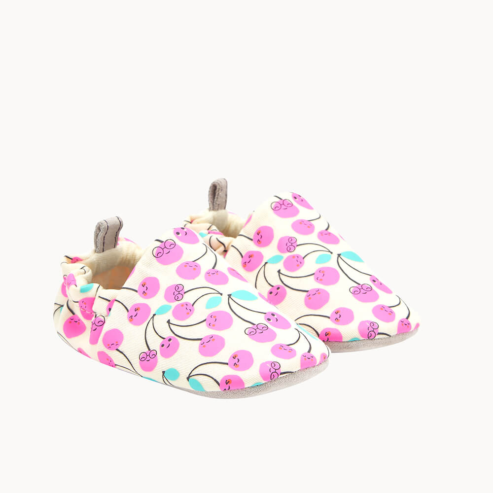 The Bonnie Mob Dancer Soft Sole Baby Shoe - Cherries