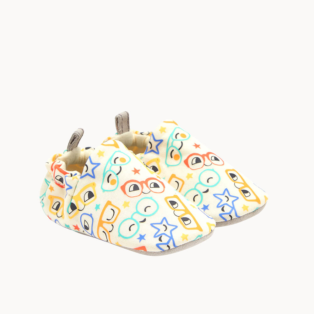 The Bonnie Mob Dancer Soft Sole Baby Shoe - Rainbow Sunnies