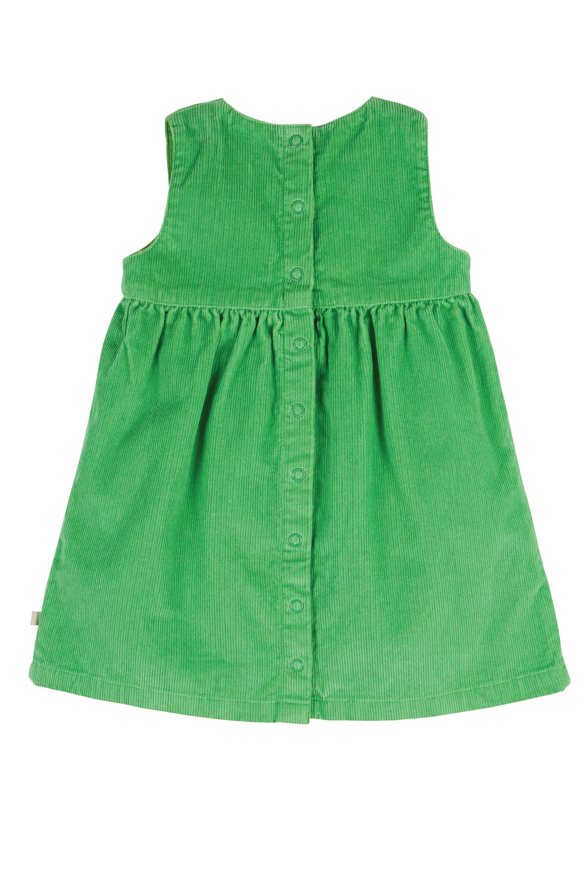 Frugi Lily Cord Dress Sleeveless - Fjord Green/Duck