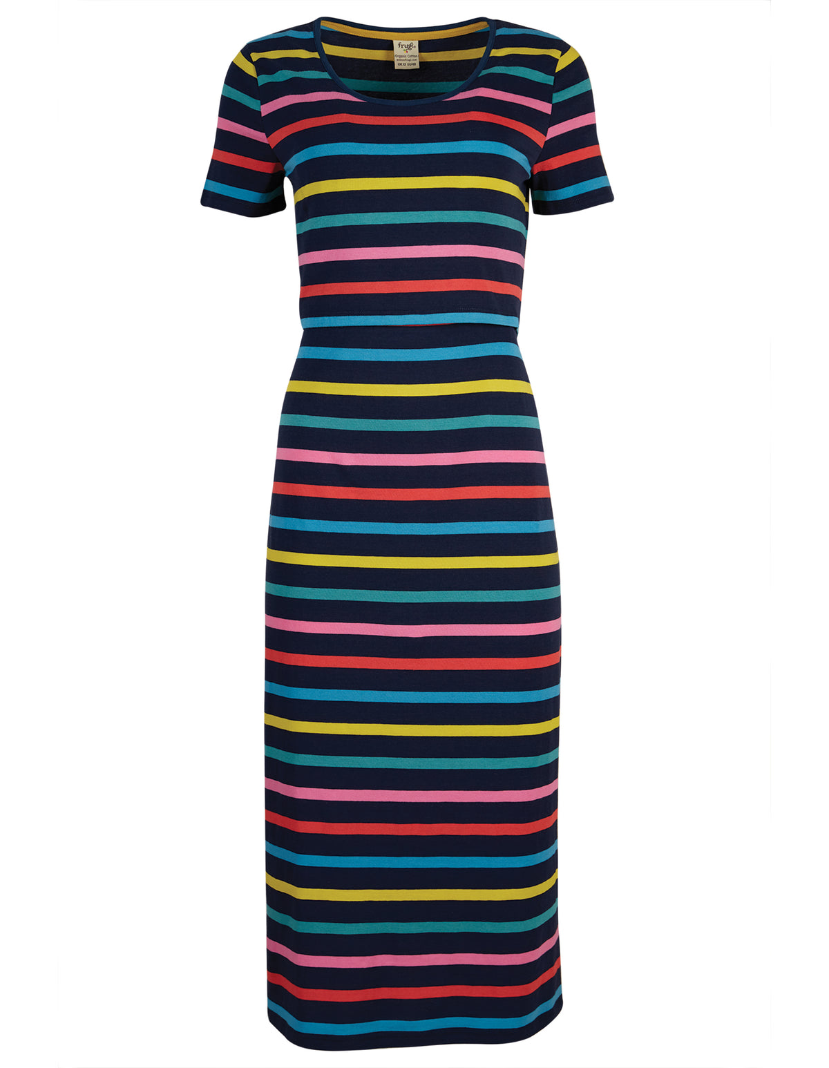 Frugi, Melanie Dress, India Ink Stripe
