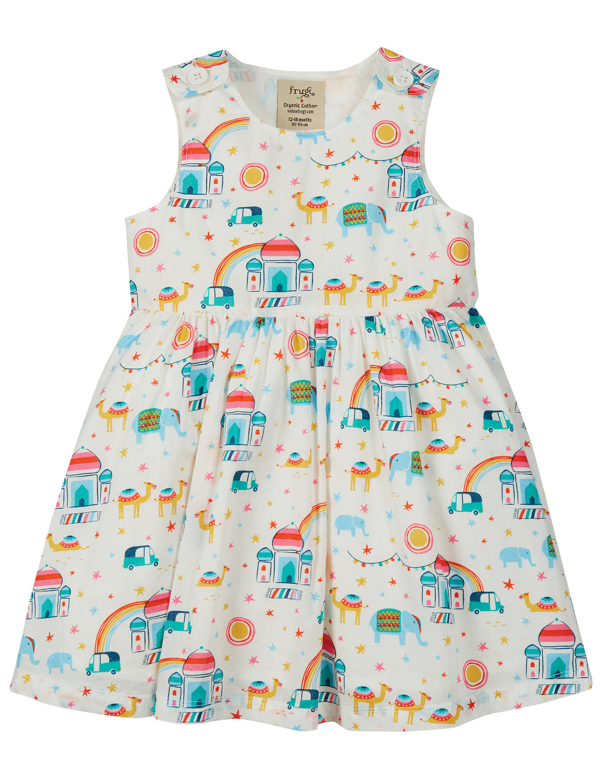Frugi Menna Party Dress Sleeveless - At The Taj