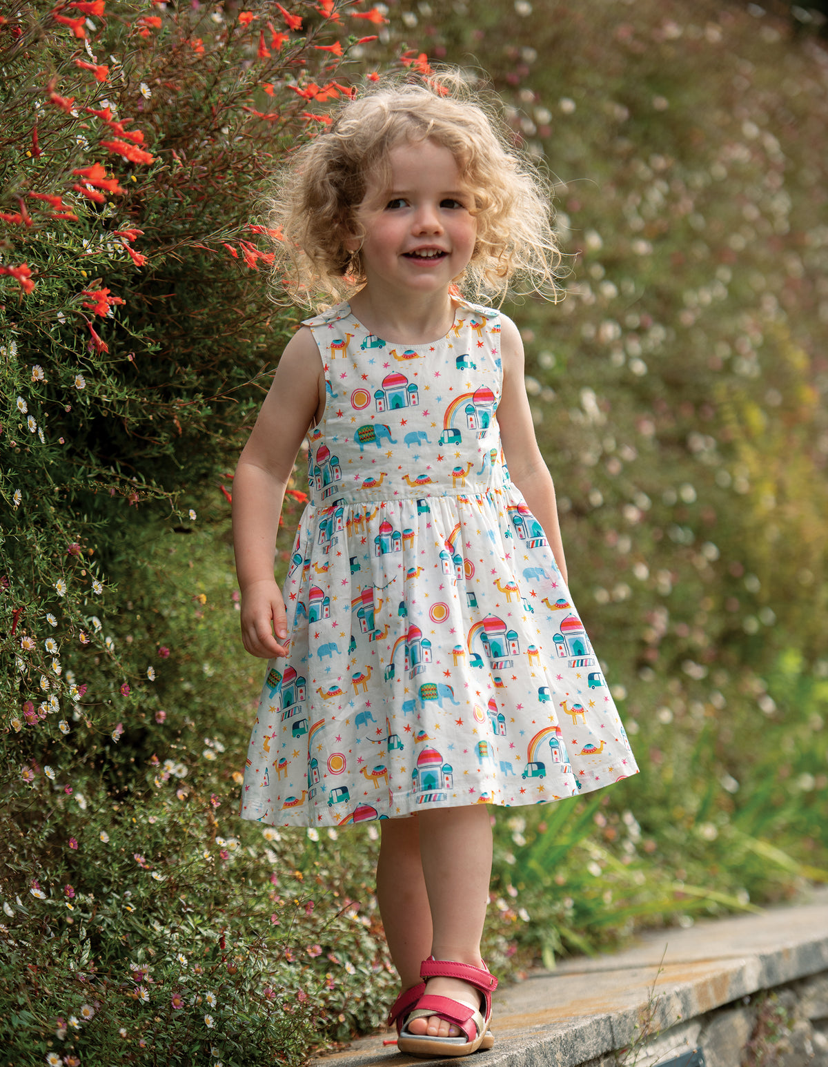 Frugi Menna Party Dress Sleeveless - At The Taj