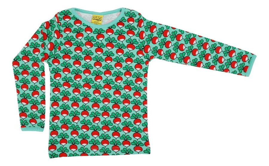 DUNS Sweden Top Long Sleeve - Radish Electric Green