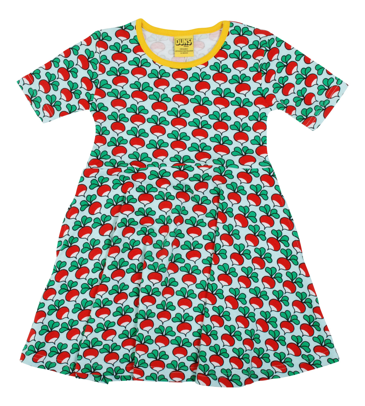 DUNS Sweden Skater Dress Short Sleeve - Radish Clearwater