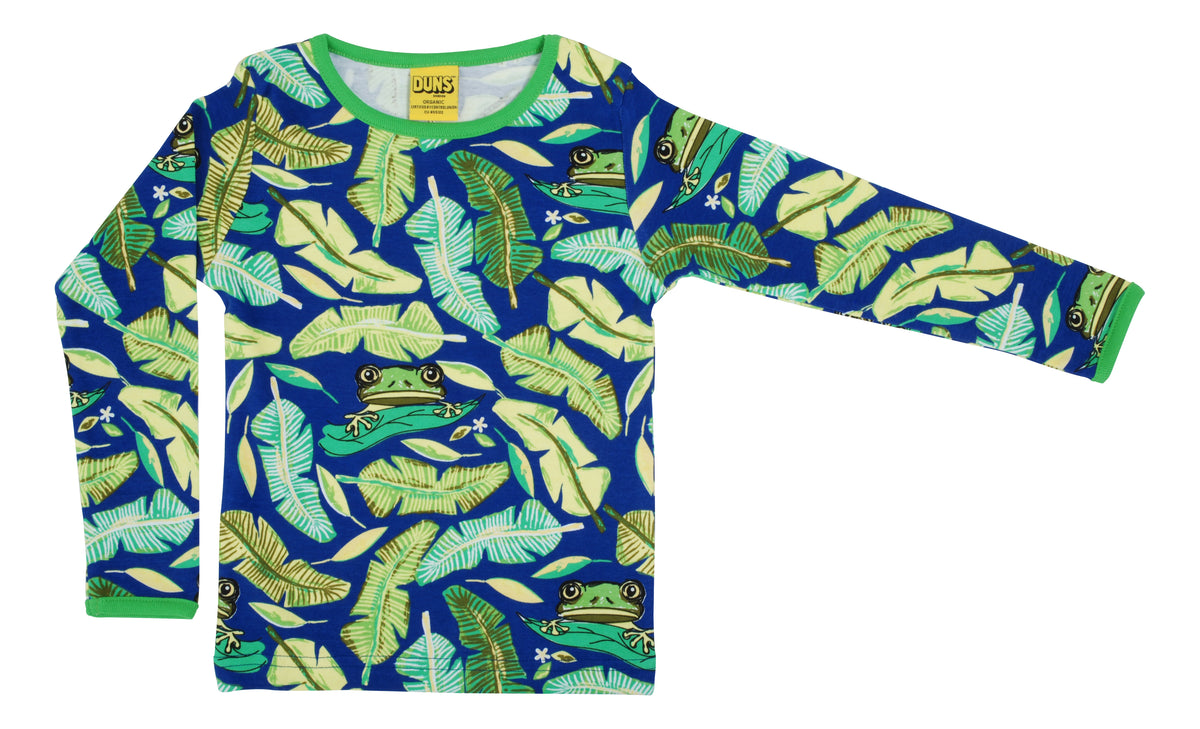DUNS Sweden Top Long Sleeve - Frog Blue