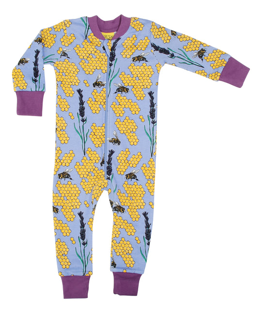 DUNS Sweden Zip Suit Bee - Grape