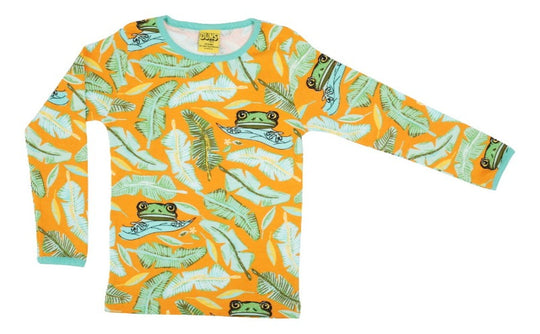 DUNS Sweden Long Sleeve Top Frog - Orange