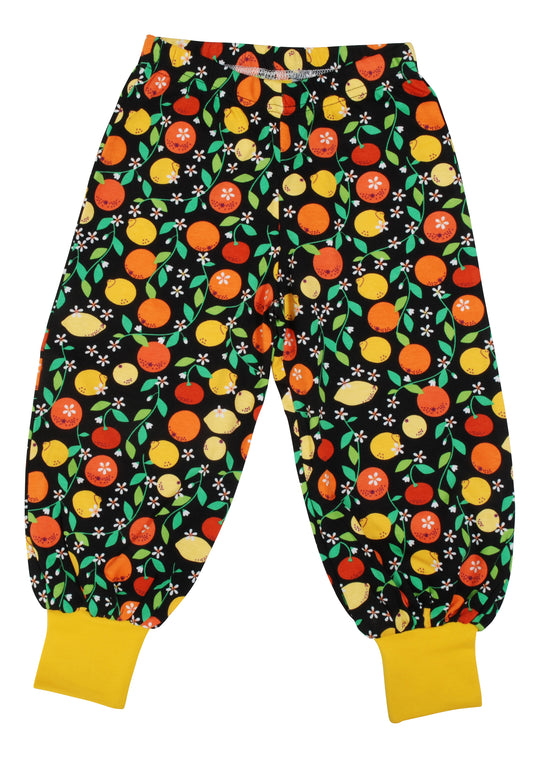 DUNS Sweden Baggy Pants Citrus - Black