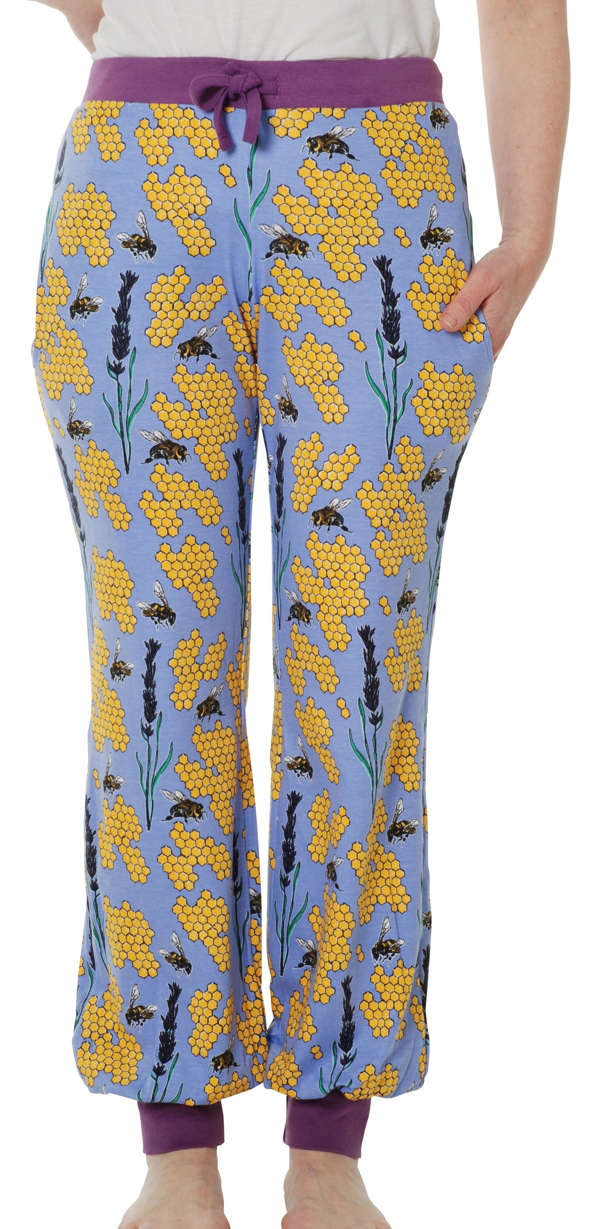 DUNS Sweden Adult Baggy Pants - Bee Grape