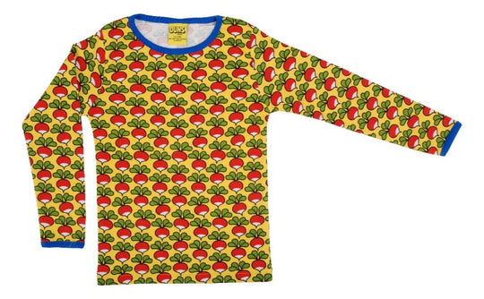 DUNS Sweden Long Sleeve Top Radish - Lemon Chrome