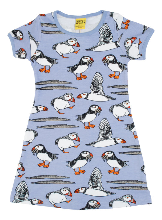 DUNS Sweden Short Sleeve Dress Puffin - Easter Egg