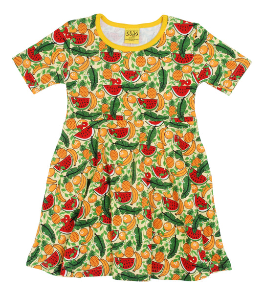 DUNS Sweden Short Sleeve Skater Dress Tropical